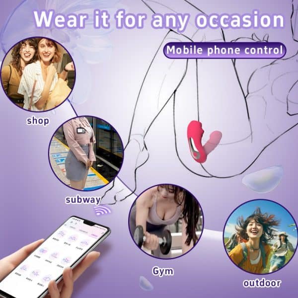 WhiskerLock Wearable - 9-Speed Wearable Cat Paw Vibrator with Remote App Control – Bild 5