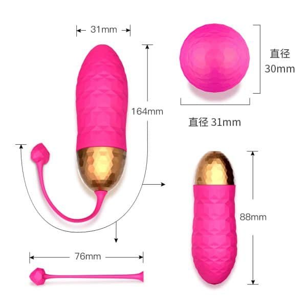 DiamondGlow PulseSync - 10-Speed Remote-Controlled Clitoral Vibrator with Silent Power – Bild 6