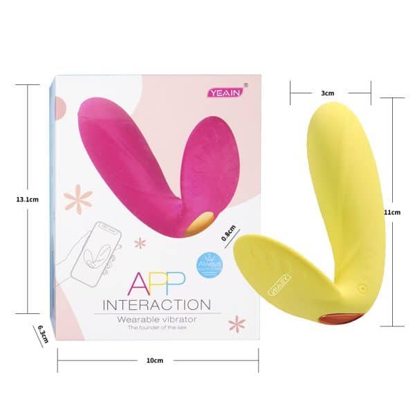 ButterflyWear AppSync - 10-Speed Dual-Stimulation Wearable Vibe with 5 Interactive Modes – Bild 6