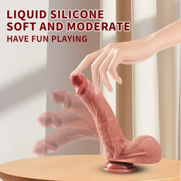 FoxHunter FlexCore - 8-Size Realistic Silicone Dildo with Suction Base - Image 3