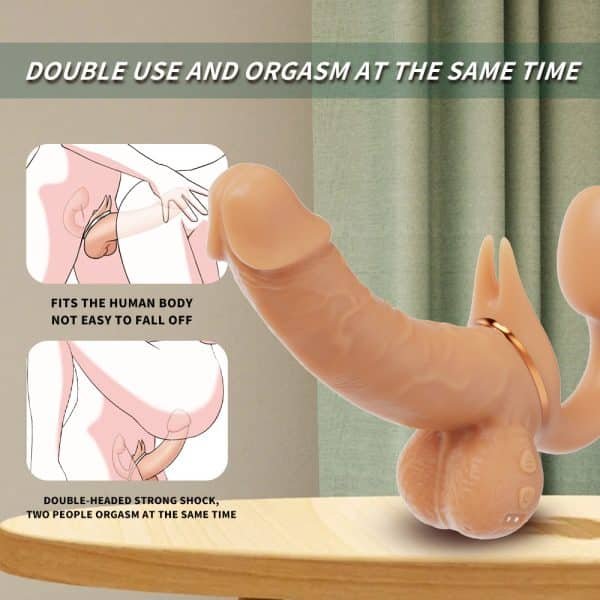 TwinPleasure DuoFlex - Double-headed realistic dildo suitable for LGBTQ users – Bild 2