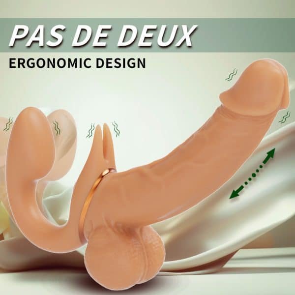 TwinPleasure DuoFlex - Double-headed realistic dildo suitable for LGBTQ users – Bild 5