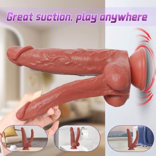 TwinSensation DuoFlex - Dual-Headed Realistic Silicone Penetration Toy for Shared Play – Bild 5