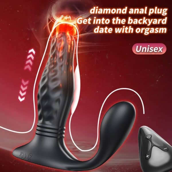 DiamondCore HyperStim - 12-Speed Dual-Zone Anal-Vaginal Silicone Massager with HexaFlex Technology – Bild 2