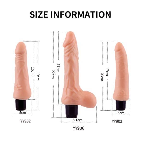 RealFlex SilentWave - Waterproof Realistic Vibrating Dildo – Bild 2