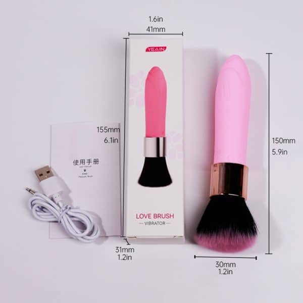 JoyBrush 10-Speed - Silicone Intimate Massager with Brush Design for Couples' Foreplay – Bild 6