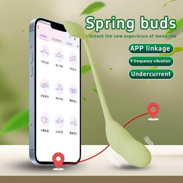 SpringBud Pulse - App-Controlled 9-Speed G-Spot & Clitoral Stimulator with Discreet Nature Design – Bild 2