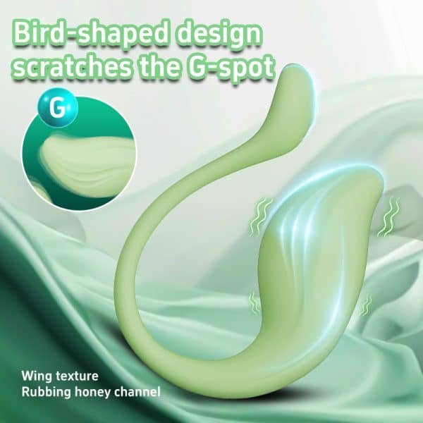 Morningbird Whisper - App-Controlled 9-Speed Clitoral & G-Spot Stimulator with Discreet Wearable Design – Bild 3