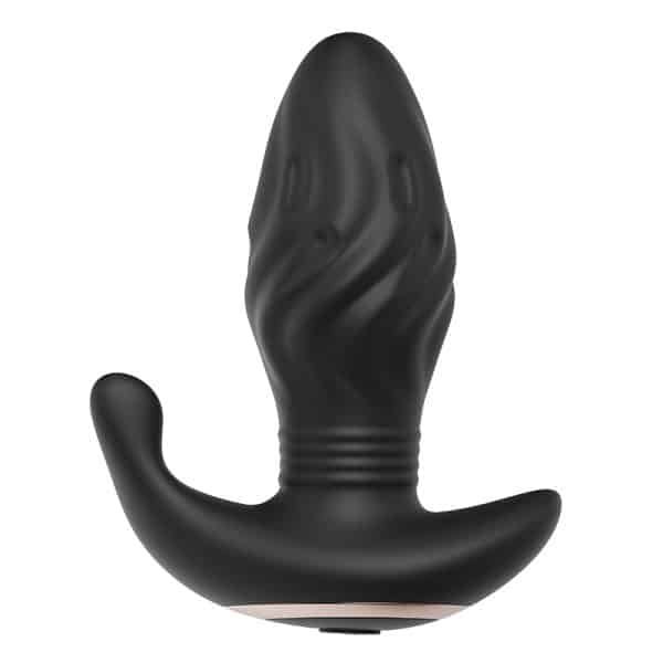 ThunderRocket DualStim - Rocket-Designed Anal-Vaginal Vibrator with S-Shaped Texture & Bunny Ear Stimulation