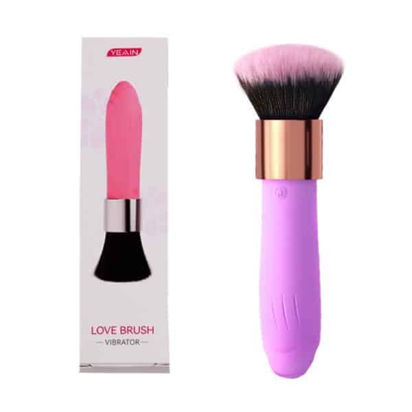JoyBrush 10-Speed - Silicone Intimate Massager with Brush Design for Couples' Foreplay