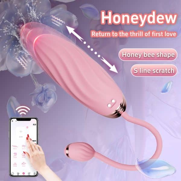 HornHoney Telescopic - 9-Speed Remote-Controlled G-Spot Stimulator with Liquid Silicone Design – Bild 5