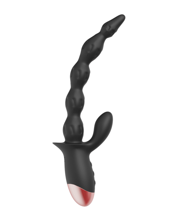 BlackBerry ProStim - Dual-Zone Vibrating Anal Beads with Progressive Sizing & Triple Motor Tech